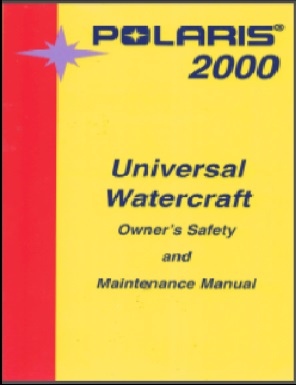 2000 Polaris PWC Owners Manuals