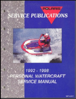 Polaris PWC Service Manual 9298