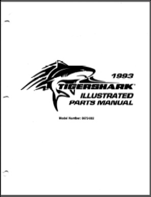 1993 Arctic Cat Tigershark Parts Manual 2254-941
