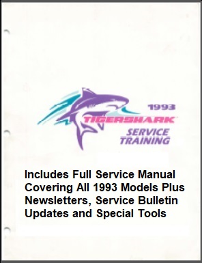 1993 Arctic Cat Tigershark Service Training Manual