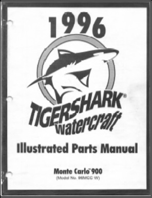 1996 Tigershark Monte Carlo 900 Parts Manual