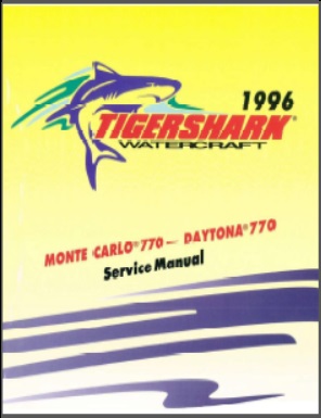 1996 Tigershark MonteCarlo 770 / Daytona 770 Service Manual 2255-467