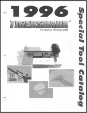 1996 Arctic Cat Tigershark Special Tools Catalog