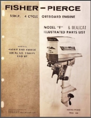 Bearcat 55 460A1F 460A2F Outboard Parts List