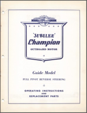 Champion 2M Operating Instructions & Parts list