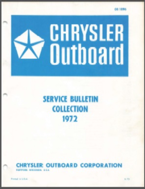 Chrysler 1972 Service Bulletin Collection