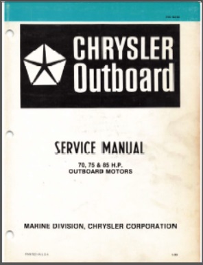 Chrysler OB 3438 Outboard Service Manual