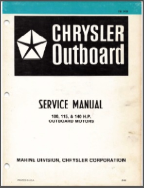 Chrysler OB 3439 Outboard Service Manual