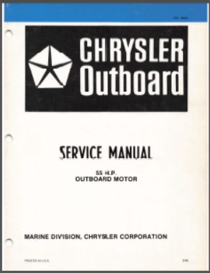 Chrysler OB 3645 Outboard Service Manual