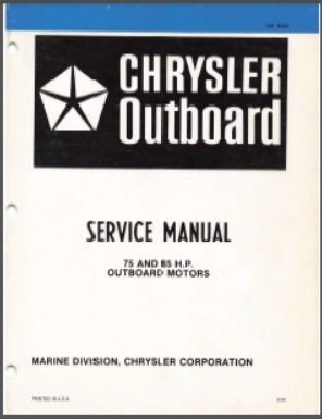 Chrysler OB 3646 Outboard Service Manual