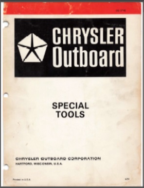 Chrysler OB 151a Outboard Service Manual