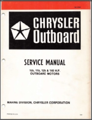 Chrysler OB 3790 Outboard Service Manual