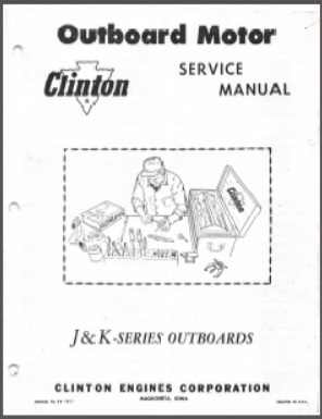 Clinton J&K Series OB2907 Outboard Service Manual