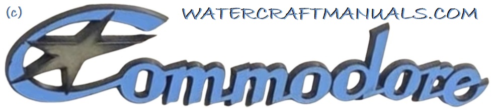 Commodore Outboard Badge Logo