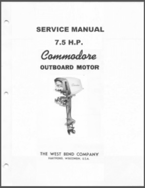 Commodore 7.5hp Outboard Service Manual