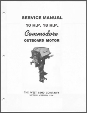 Commodore 10hp 18hp Outboard Service Manual