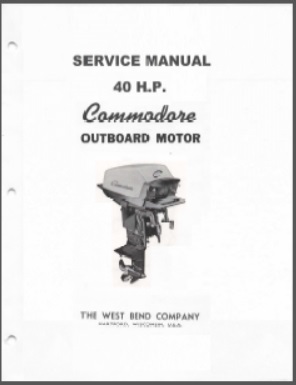 Commodore 40hp Outboard Service Manual