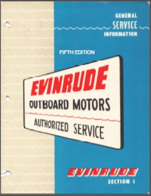 1950's-1960's Evinrude Outboard Service Manual