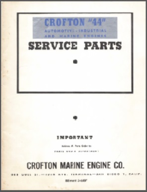 Crofton 44 Auto and Marine Engine Parts Catalog
