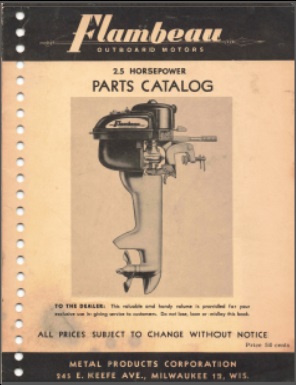 1947+ Flambeau 2.5 hp Outboard Parts Catalog