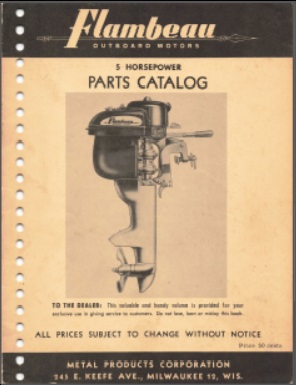 1947+ Flambeau 1947 5.0 hp Outboard Parts Catalog