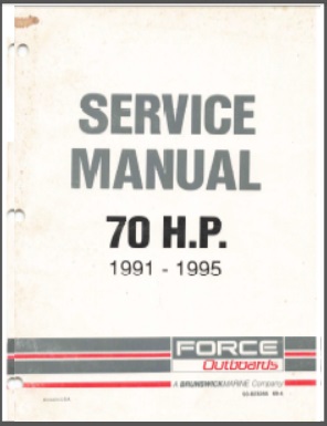 Force 90-823266 Outboard Service Manual
