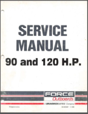 Force 90-823267 Outboard Service Manual