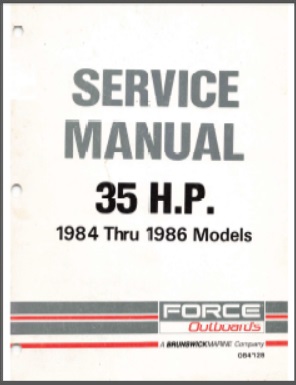 Force OB 4128 Outboard Service Manual
