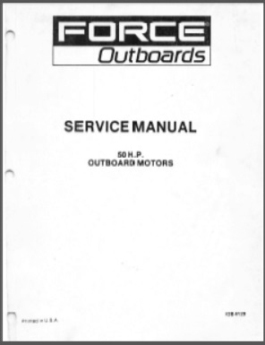 Force OB 4129 Outboard Service Manual