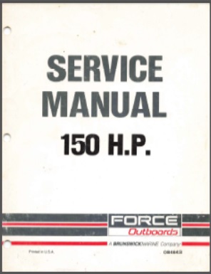 Force OB 4643 Outboard Service Manual