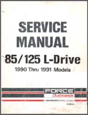 Force OB 4644 Outboard Service Manual