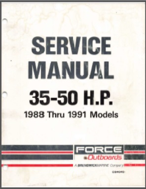 Force OB 4645 Outboard Service Manual