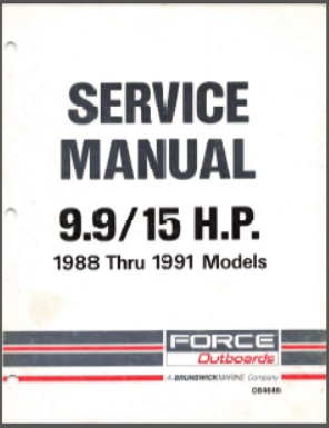 Force OB 4646 Outboard Service Manual