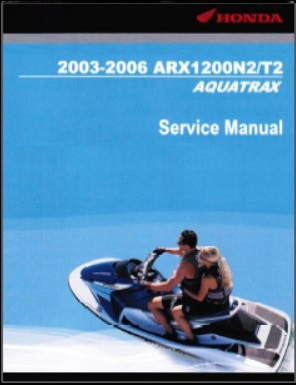 2003 thru 2006 Honda Aquatrax Service Manual R-12 R-12X