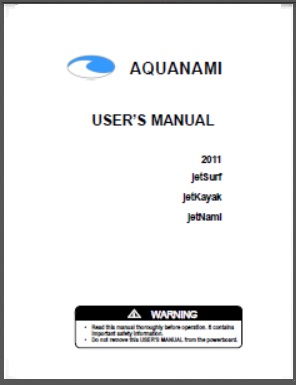 JetSurf 2016 Owner User Manual