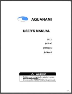 JetSurf 2016 Owner User Manual