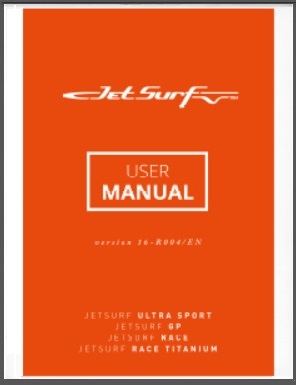 JetSurf 2016 Owner User Manual