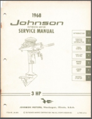 Johnson jm-6802 Outboard Service Manual
