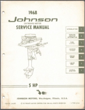 Johnson jm-6803 Outboard Service Manual