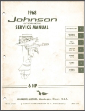 Johnson jm-6804 Outboard Service Manual