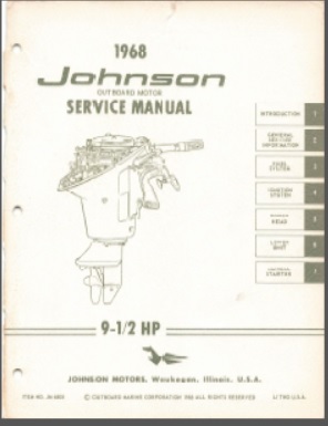 Johnson jm-6805 Outboard Service Manual