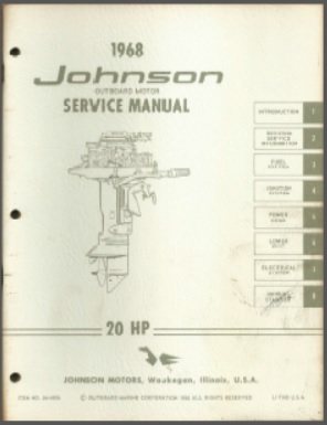 Johnson jm-6806 Outboard Service Manual