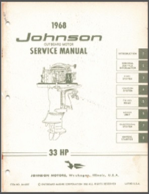 Johnson jm-6807 Outboard Service Manual