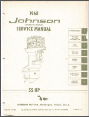 Johnson jm-6809 Outboard Service Manual