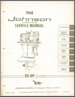 Johnson jm-6811 Outboard Service Manual