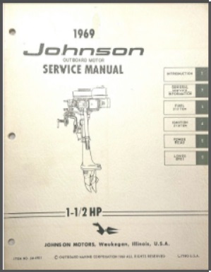Johnson jm-6901 Outboard Service Manual