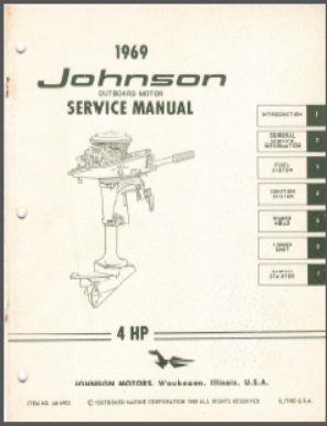 Johnson jm-6902 Outboard Service Manual