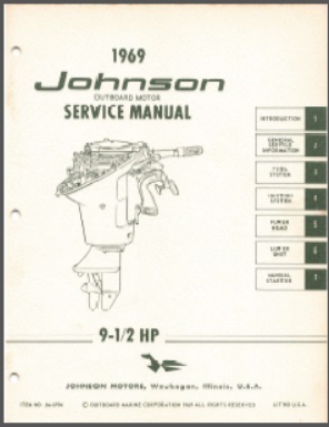 Johnson jm-6904 Outboard Service Manual