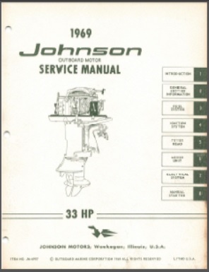 Johnson jm-6907 Outboard Service Manual