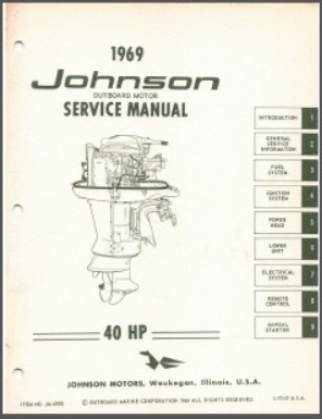 Johnson jm-6908 Outboard Service Manual